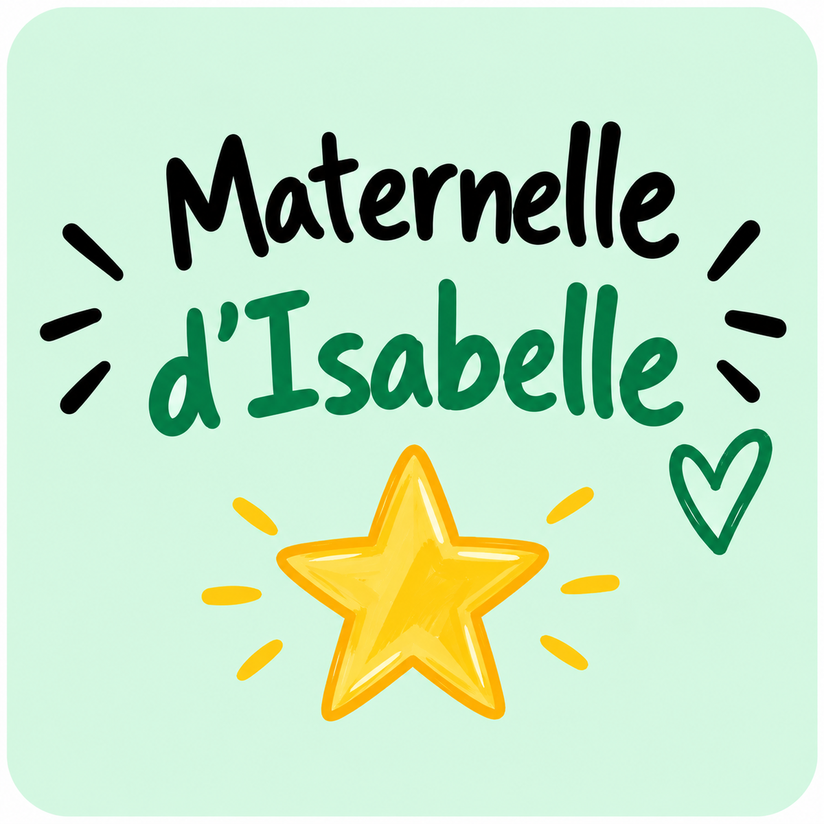 Classe de Maternelle d'Isabelle