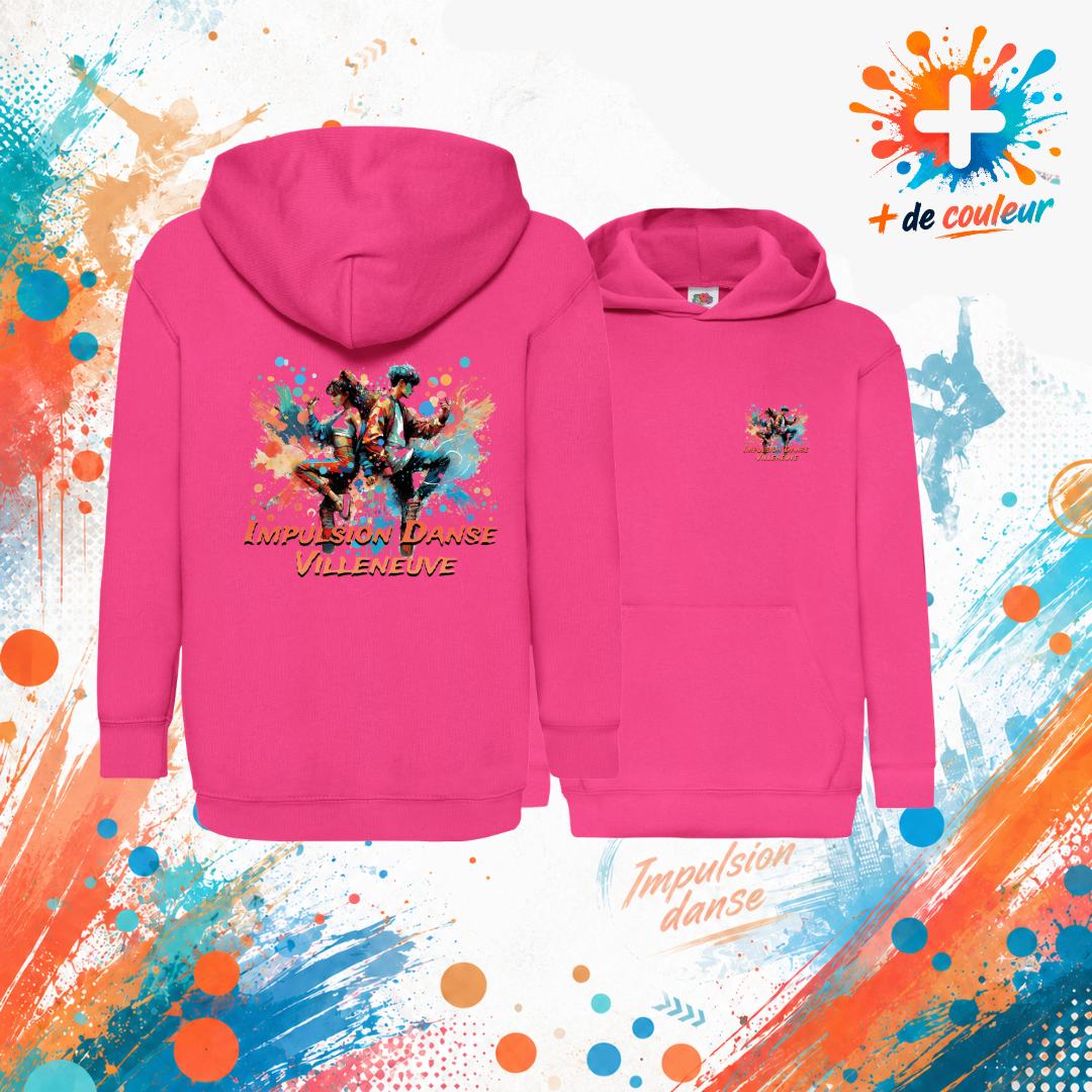 Sweat à capuche Enfant - Impulsion Danse