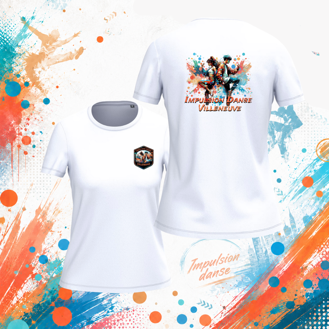 Tee shirt Femme Blason - Impulsion Danse