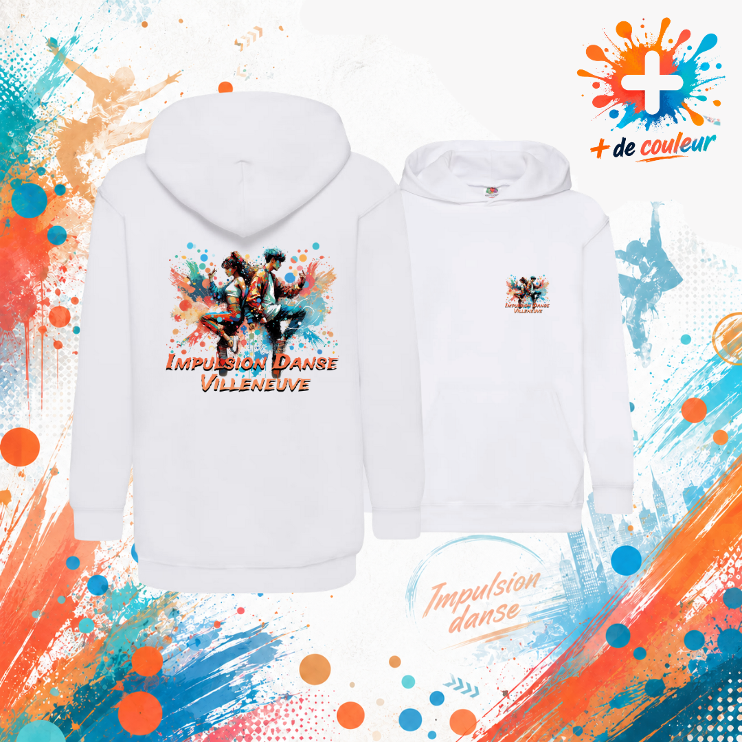 Sweat à capuche Enfant - Impulsion Danse