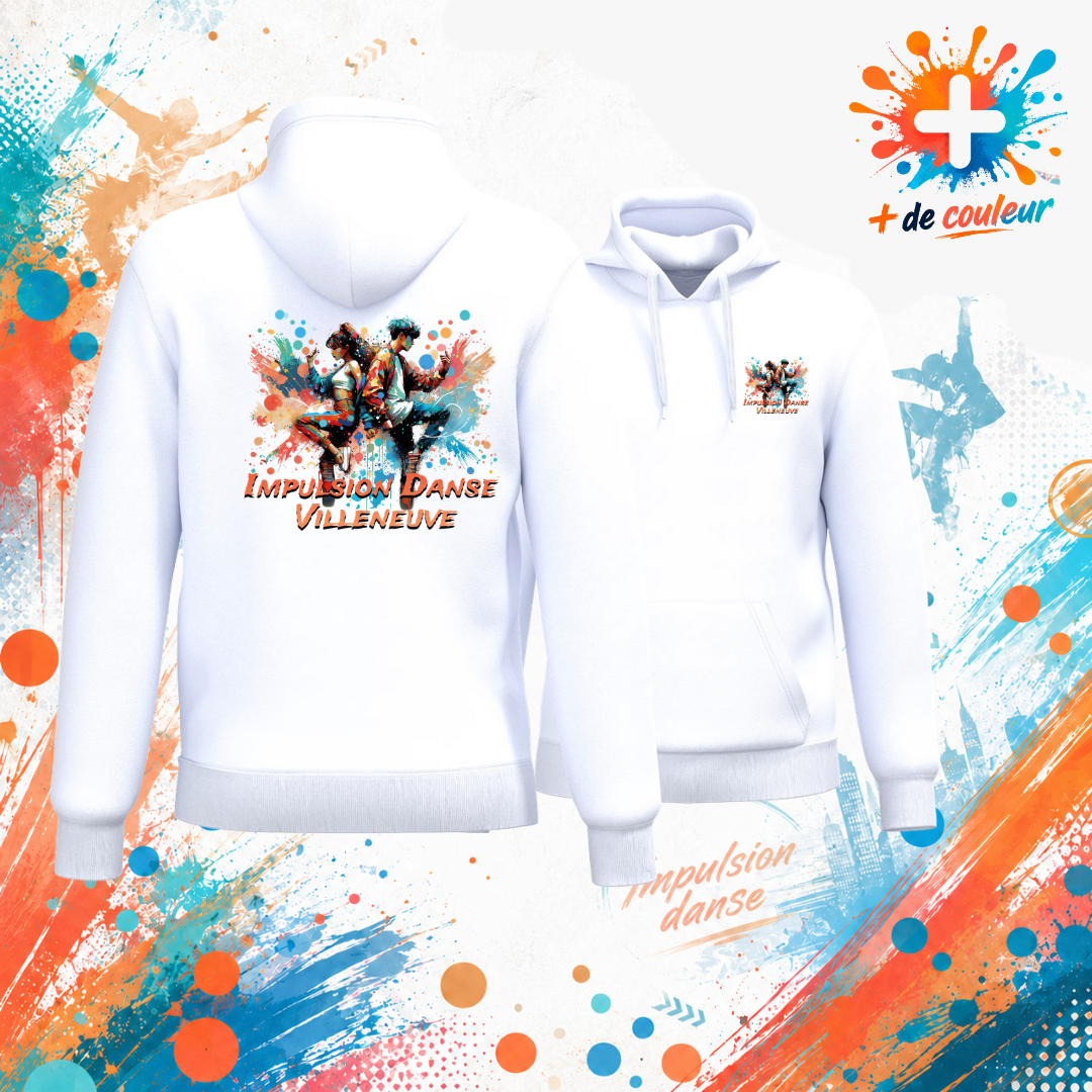 Sweat à capuche Adulte - Impulsion danse