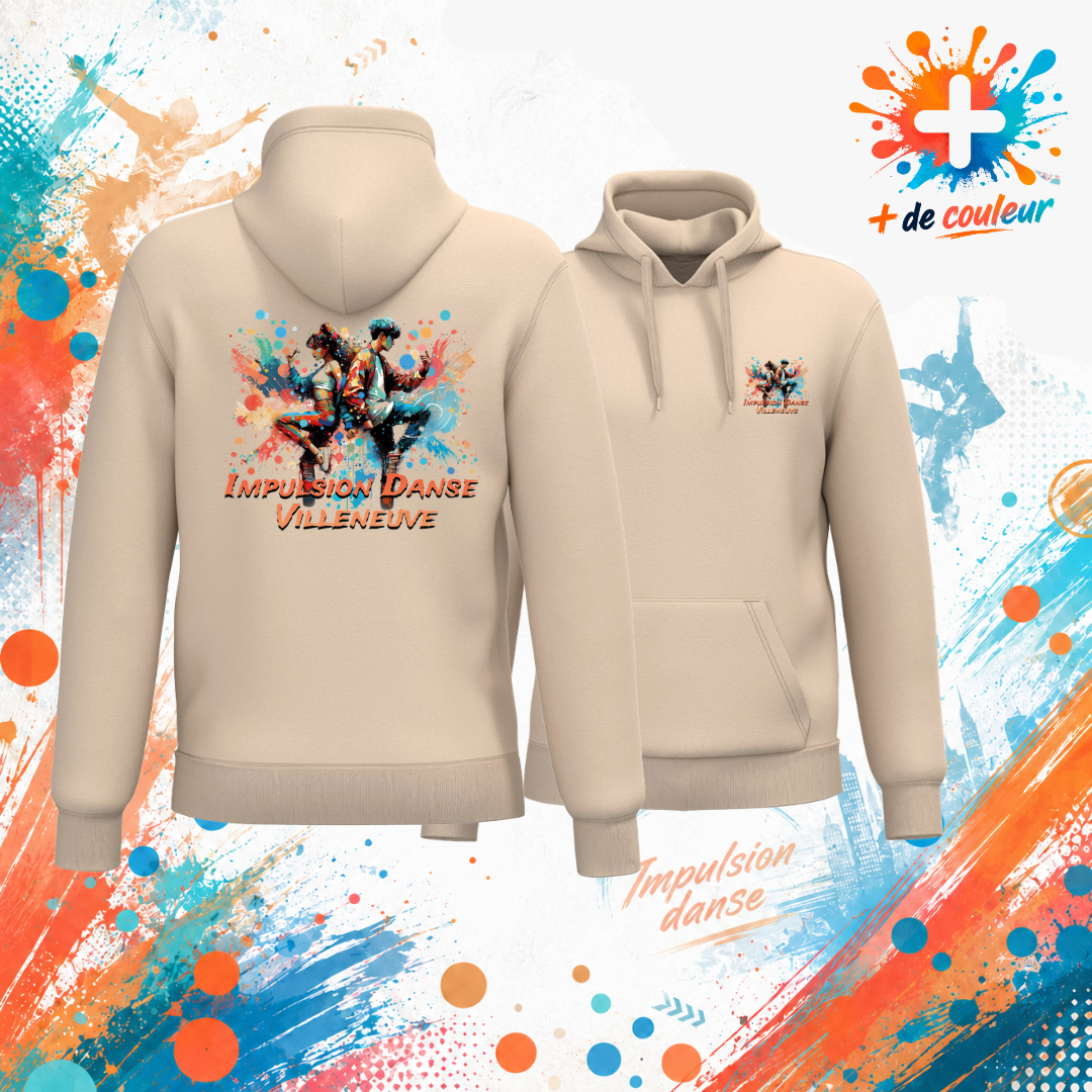 Sweat à capuche Adulte - Impulsion danse