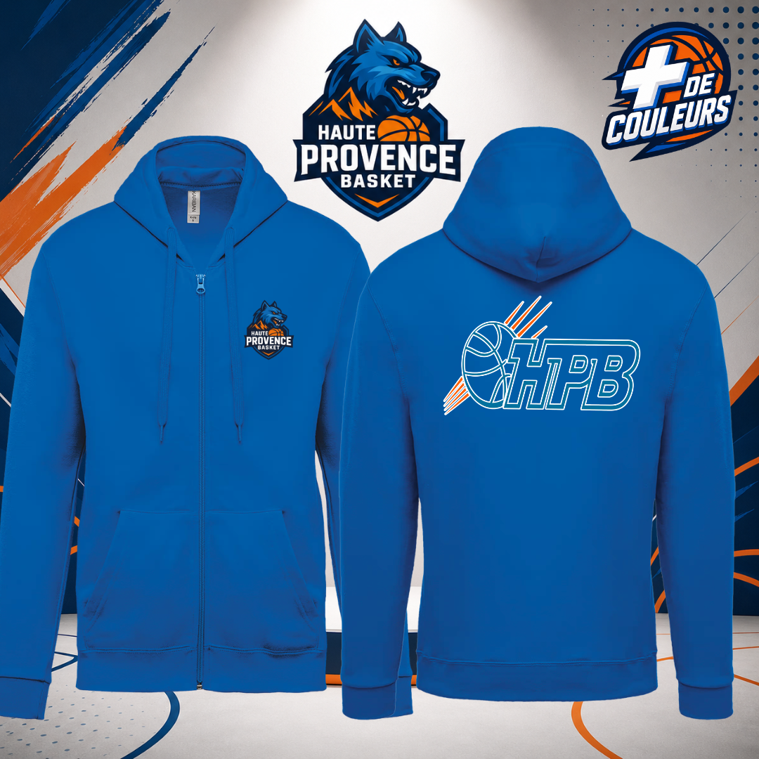 Sweat zippé adulte - HPB